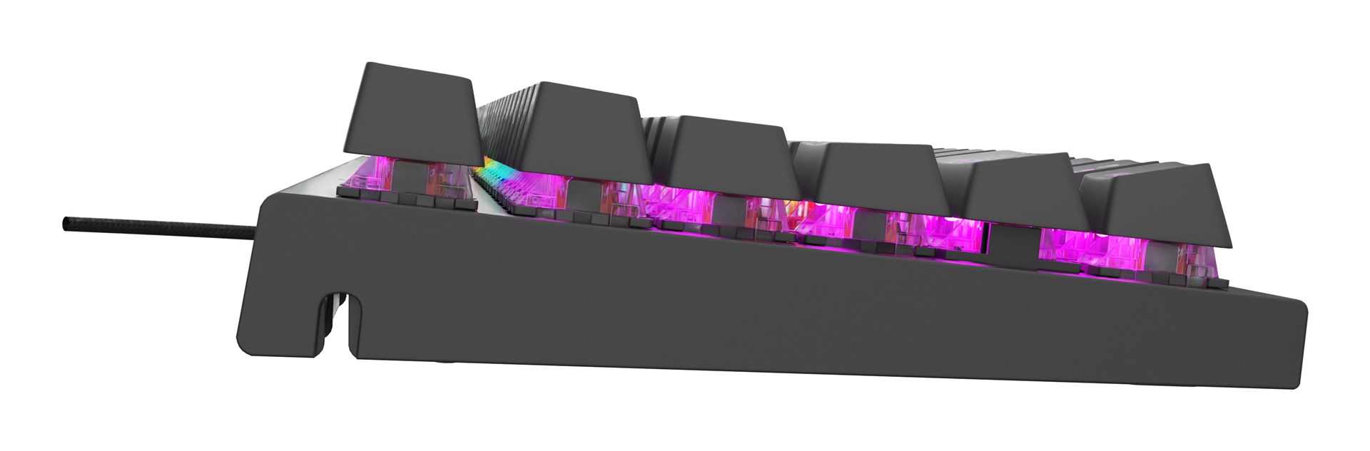 Igraća tipkovnica GENESIS Thor 303 DE (mehanička, RGB pozadinsko osvjetljenje, smeđa prekidača, hot swap, crna)-4
