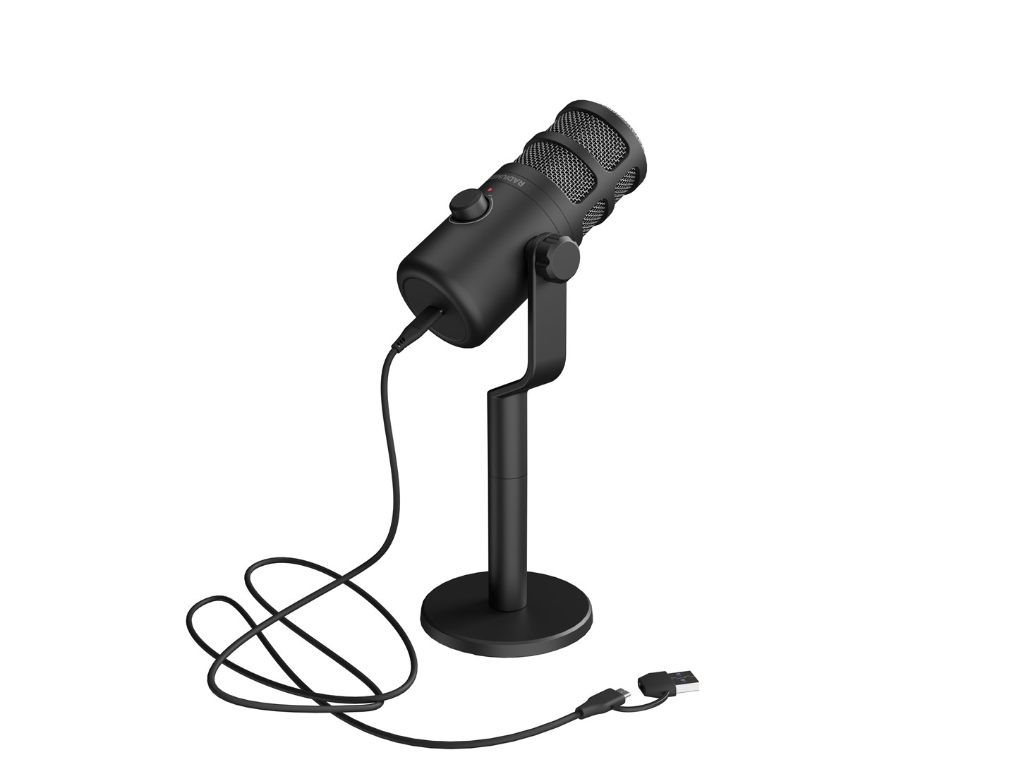 Dinamički USB mikrofon GENESIS Radium 350D (crna boja)-9