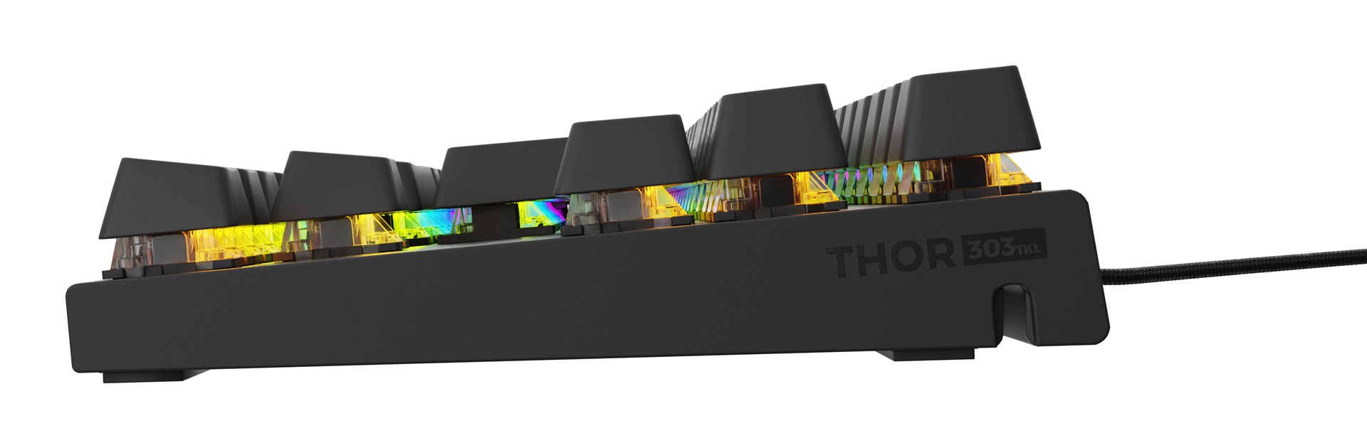 Gaming tipkovnica GENESIS Thor 303 TKL DE (mehanička, RGB pozadinsko osvjetljenje, hot swap, smeđa, crna)-5