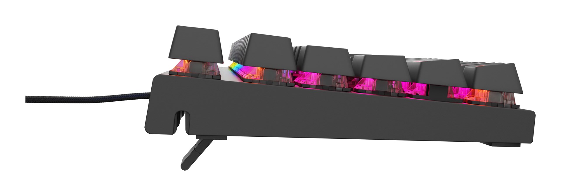 Gaming tipkovnica GENESIS Thor 303 TKL DE (mehanička, RGB pozadinsko osvjetljenje, hot swap, smeđa, crna)-4