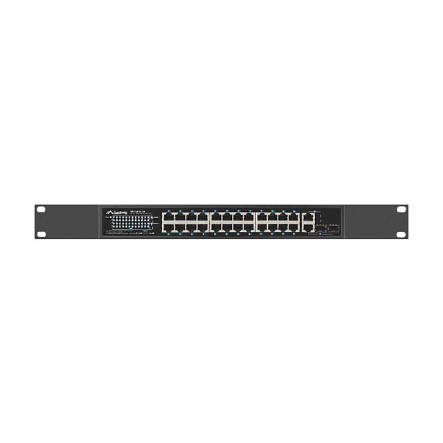 Lanberg Switch 24X 100MB DSP+/2X Combo Rack 19" 250W-5