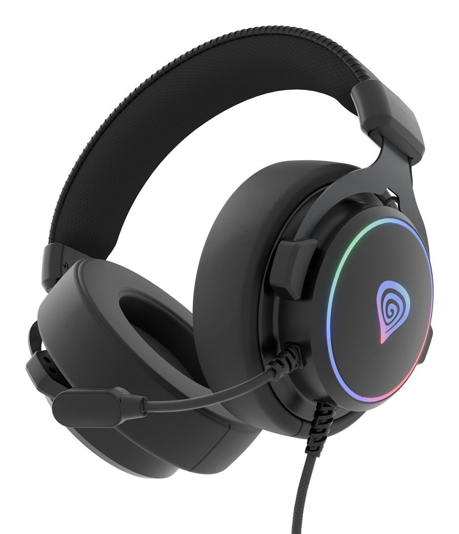 Gaming slušalice GENESIS Neon 764 RGB (50mm driveri, USB, RGB osvjetljenje)-6