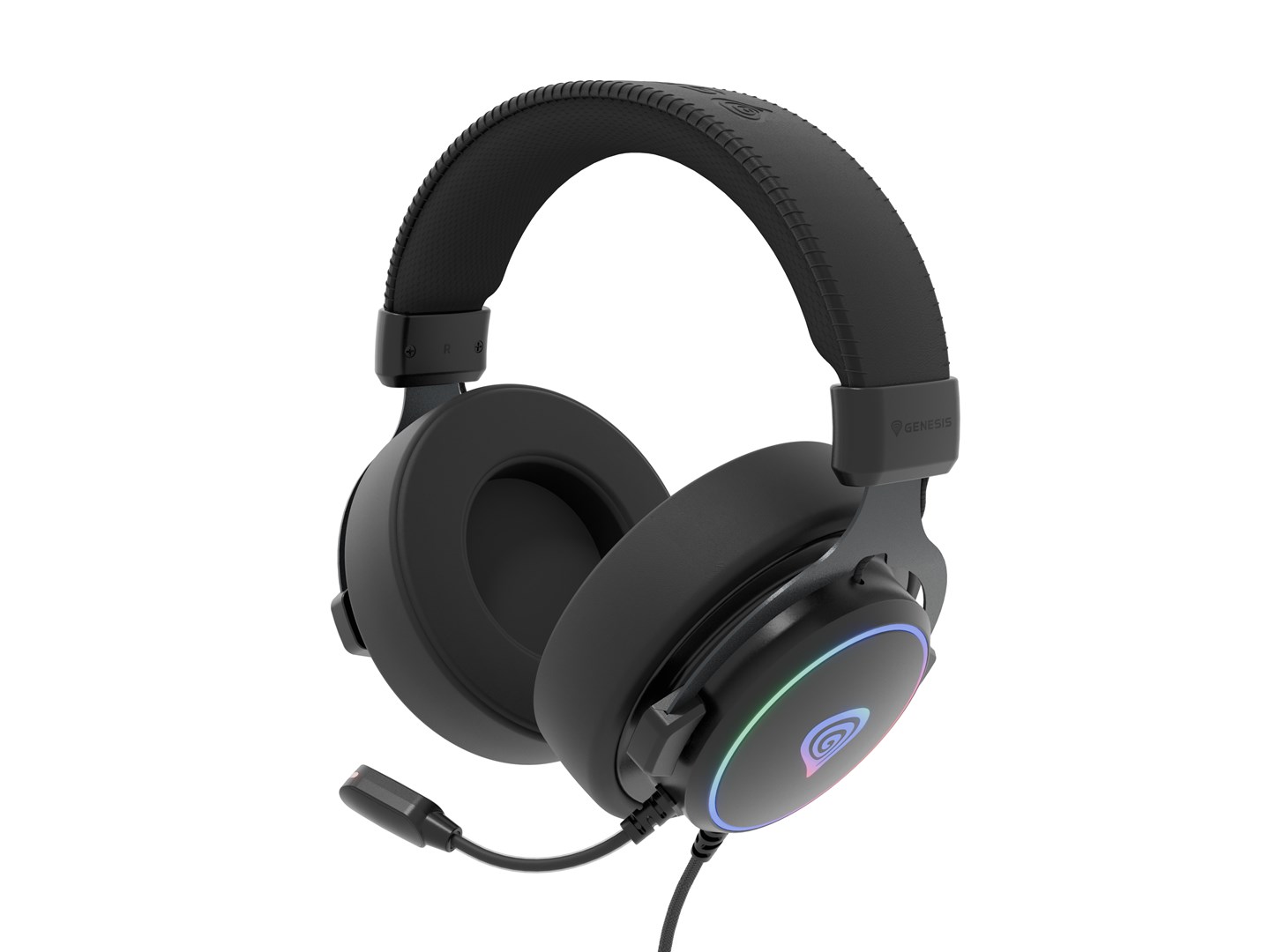 Gaming slušalice GENESIS Neon 764 RGB (50mm driveri, USB, RGB osvjetljenje)-4