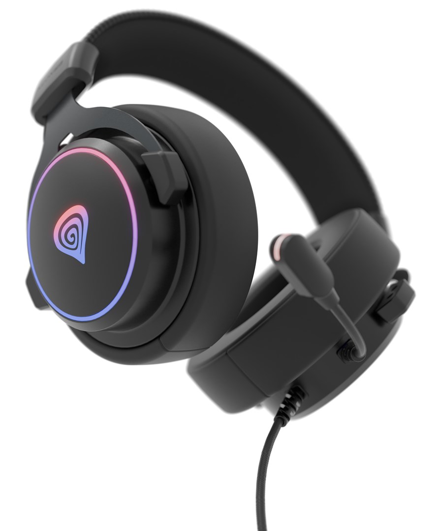 Gaming slušalice GENESIS Neon 764 RGB (50mm driveri, USB, RGB osvjetljenje)-5