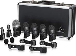 Set mikrofona za bubnjeve BEHRINGER BC1500 (7-dijelni komplet, kofer)