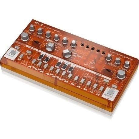 Analogni sintesajzer BEHRINGER TD-3-TG (crvena boja, USB priključak, MIDI in/out, DC ulaz)-2