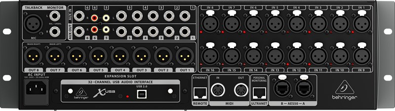 Digitalni Mikser BEHRINGER X32 RACK (32 kanala, 16 XLR izlaza, USB audio sučelje)-2