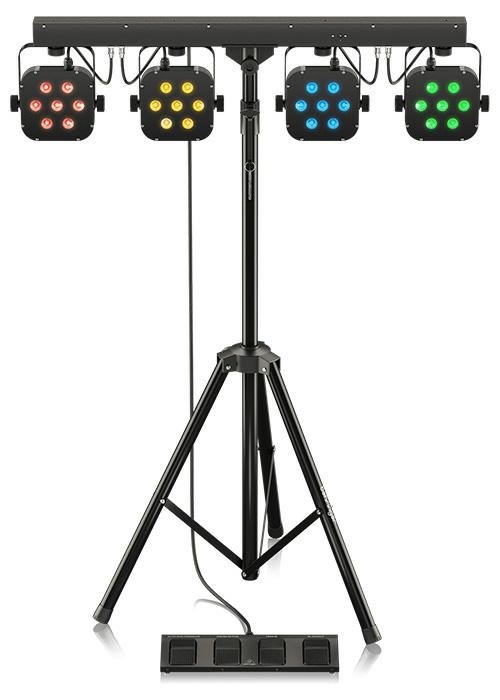 LED rasvjetni set BEHRINGER STAGE TRI LED BUNDLE ST1 (4xLEDPAR, kontroler, stativ)-1