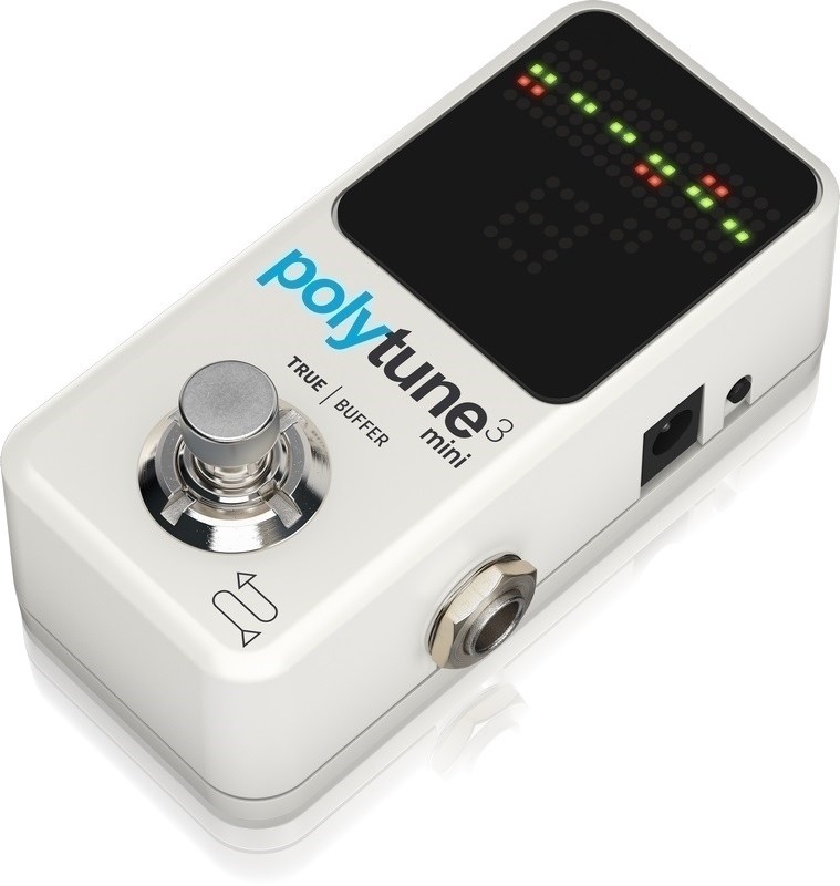 Gitarski tuner TC ELECTRONIC PolyTune 3 Mini (Polifono, Bonafide Buffer, Always-On)-0