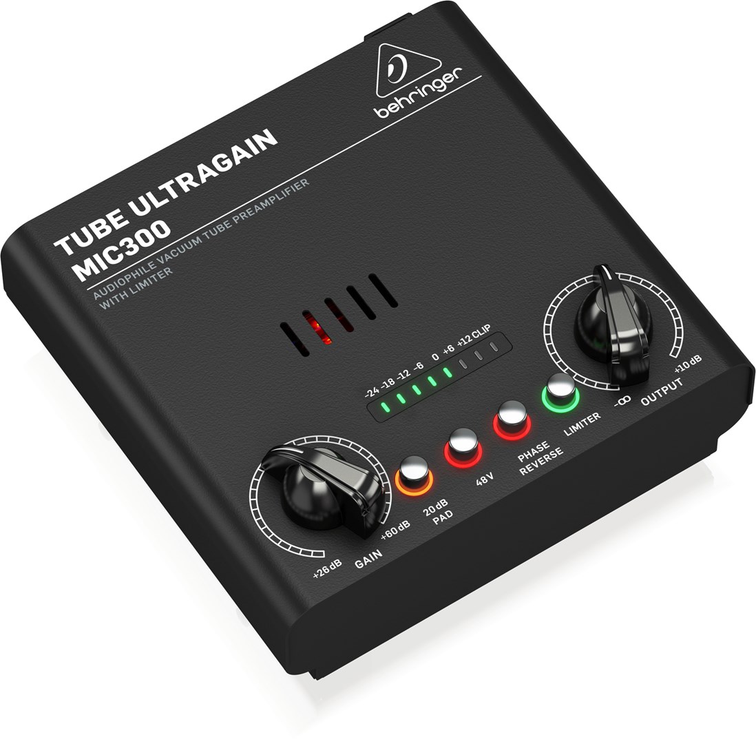 Lampovski predpojačalo za mikrofon BEHRINGER MIC300 (crna boja)-1