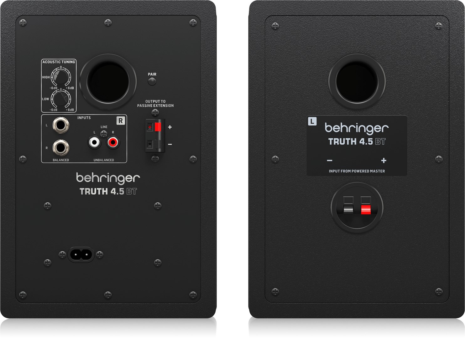Studijski monitori BEHRINGER TRUTH 4.5 BT (Bluetooth 5.3, 32 W, 2.0 kanala, 2.5 cm tweeter, 11.4 cm driver)-3