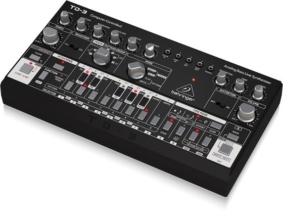 Analogni sintesajzer BEHRINGER TD-3-BK (crni, MIDI in/out, DC ulaz, USB)-2
