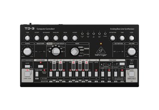 Analogni sintesajzer BEHRINGER TD-3-BK (crni, MIDI in/out, DC ulaz, USB)-0