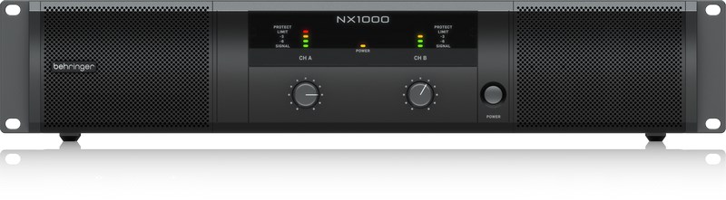 Pojačalo BEHRINGER NX1000 (2x500W @ 2Ω, Class-D, SmartSense)