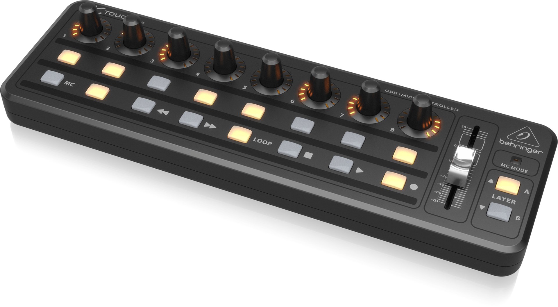 DAW kontroler BEHRINGER X-TOUCH MINI (Ultra-kompaktni, USB)-3