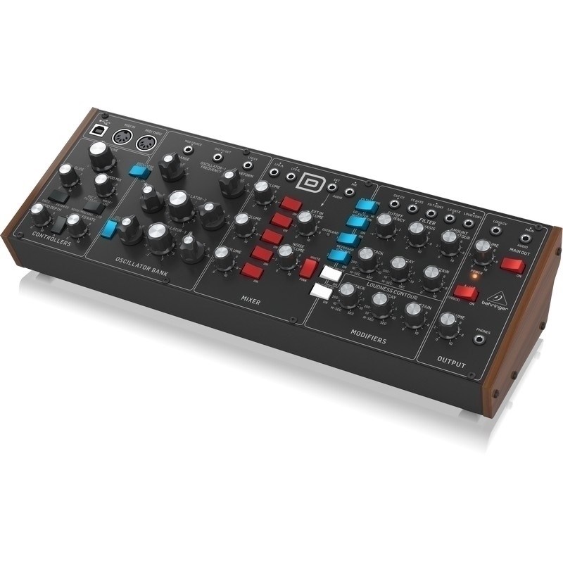 Sintezator Behringer MODEL D (Boja Crna, Izvor napajanja DC, AC)-0