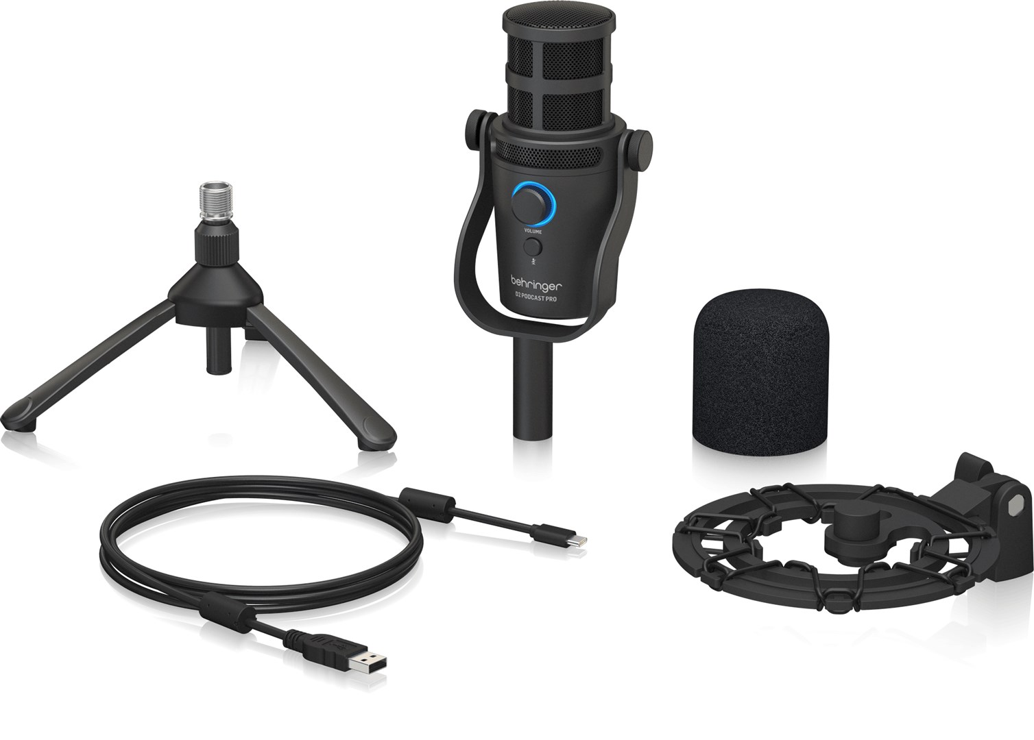 Lektorski mikrofon BEHRINGER D2 PODCAST PRO (USB/XLR veza)-5