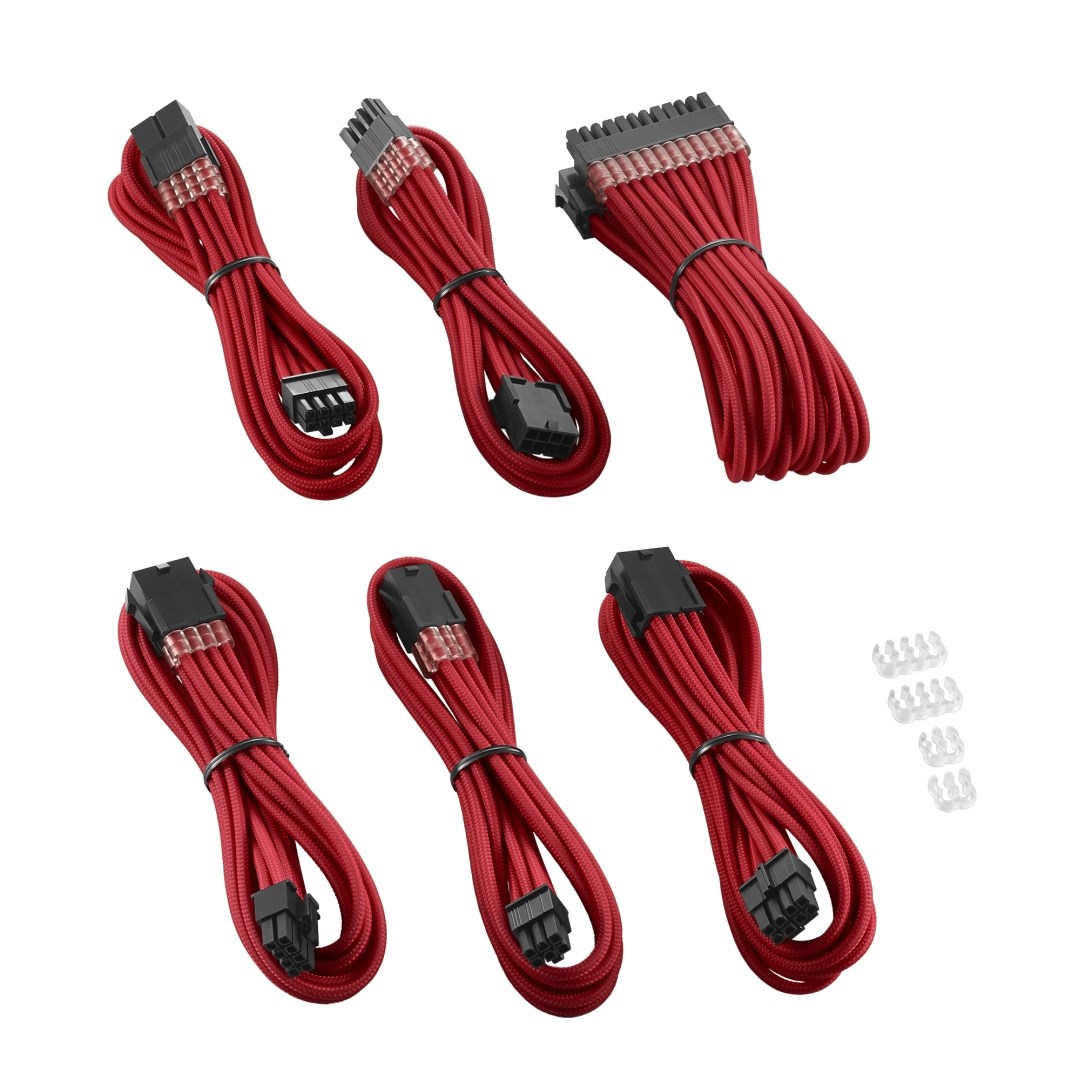 Prošireni kabelski set CABLEMOD PRO ModMesh - crven (716894288195)-1