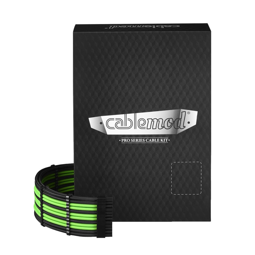 Komplet kabela CABLEMOD C-Series PRO ModMesh za RMi/RMx/RM (crna oznaka, crna/svijetlo zelena)-4