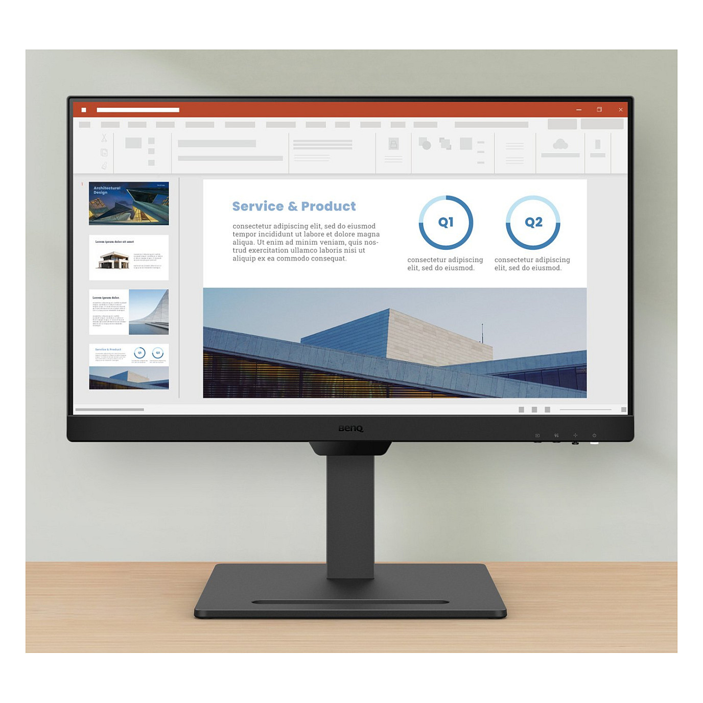 Monitor BENQ GW2490T (23.8", IPS, FHD, 100Hz, 5ms, HDMI, DP, Zvučnici, Pivot)-1