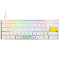 Tipkovnica gaming DUCKY One 2 Pro Mini White Edition (RGB LED, Cherry Blue, US) - bijela