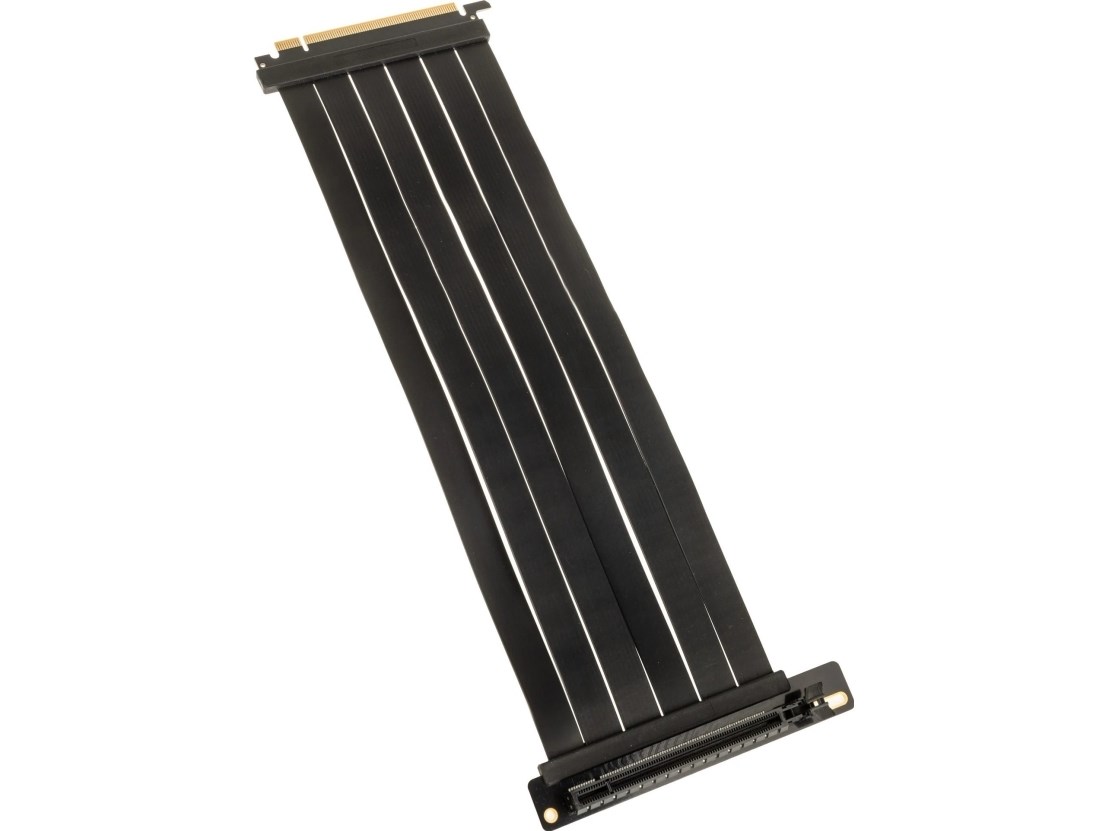 Kabel za produžetak PCI Express 5.0 x16 na x16, KOLINK, 90 stupnjeva, crni - 30 cm (Crna)