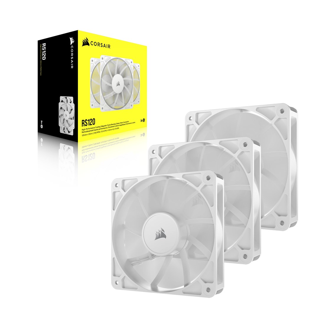 Ventilator za računalo CORSAIR LA1fter 120*120*25 RS120 (Bijela boja, dimenzije 120x120x25mm)-5
