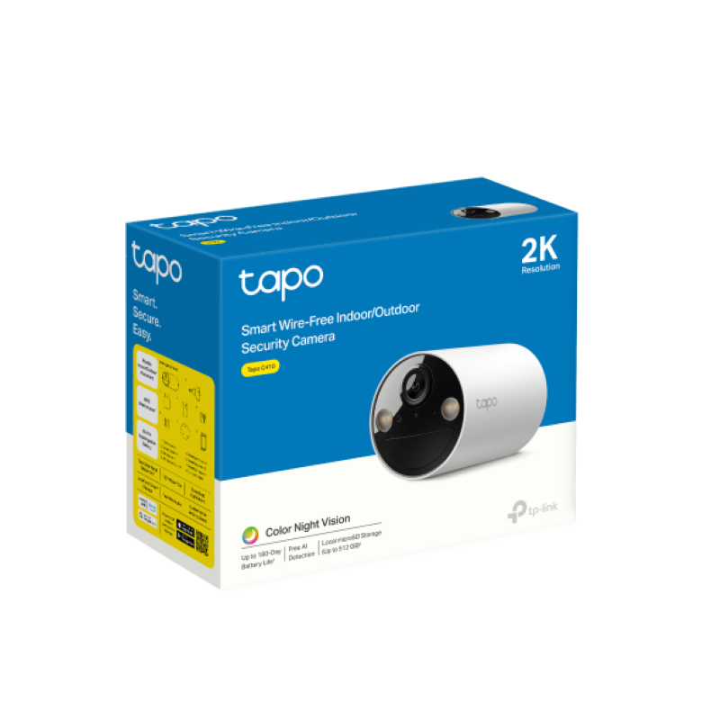 Bežična sigurnosna kamera TP-LINK Tapo C410 (za unutarnju i vanjsku upotrebu, 3 MP, 3.17mm/F1.65, H.264, Micro SD do 512GB)-3