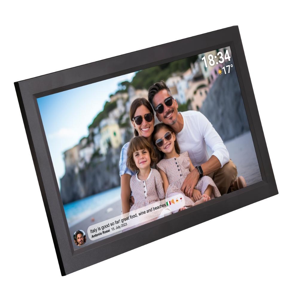 Digitalni foto okvir DENVER Z FRAMEO FHD 15.6" (crni, FHD, 16GB, Wi-Fi)-1