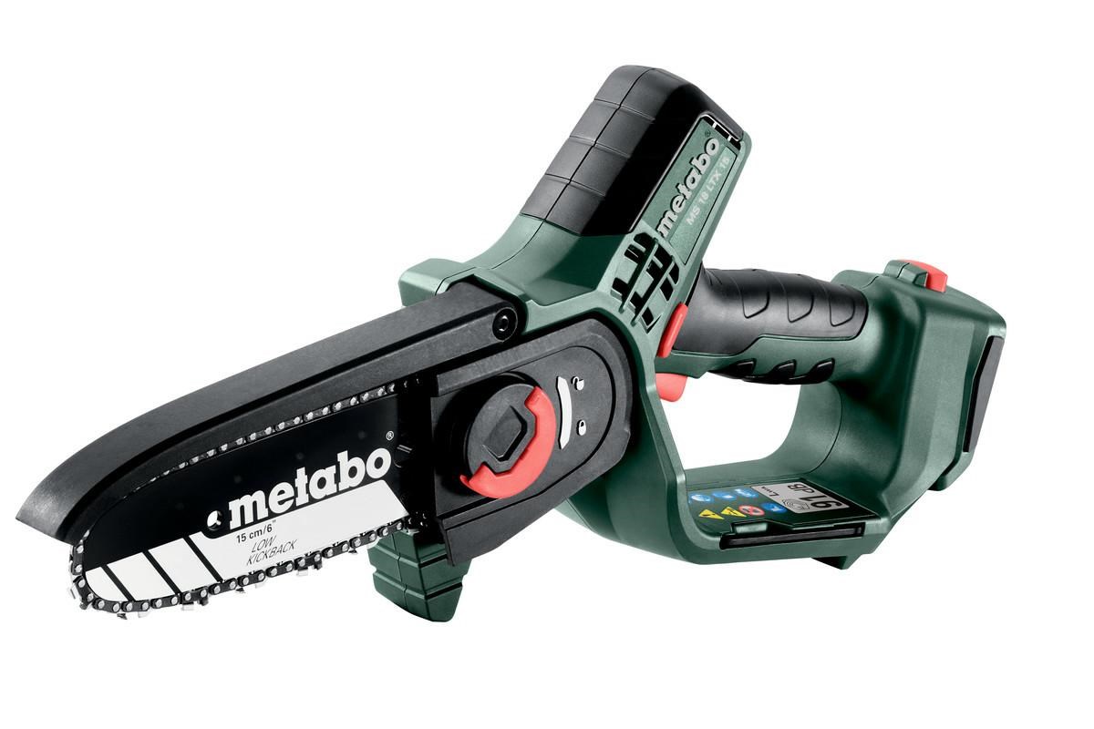 Akumulatorska lančana pila METABO MS 18 LTX 15 (18V, 15 cm, bez baterije, u metaBOX koferu)-0