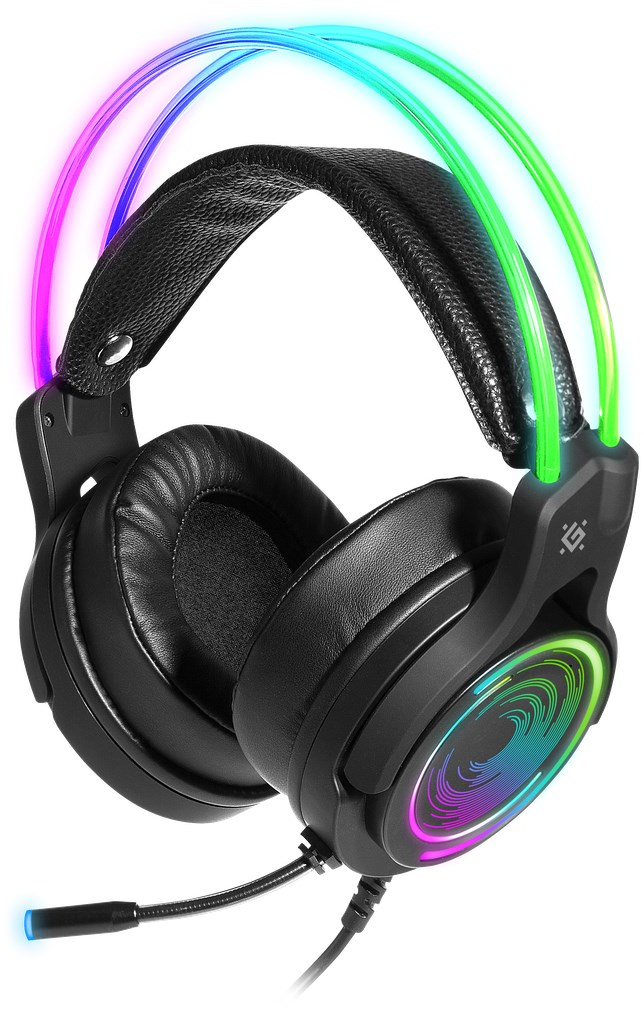 Slušalice DEFENDER Cosmo Pro (žičane, mikrofon, 7.1 virtualni zvuk, crne)-1