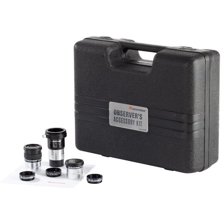 Set dodataka za teleskop CELESTRON Observer’s Accessory Kit 1.25" 94308 (17 mm i 6 mm okulari, 2x Barlow leća, 3 filtera)-0