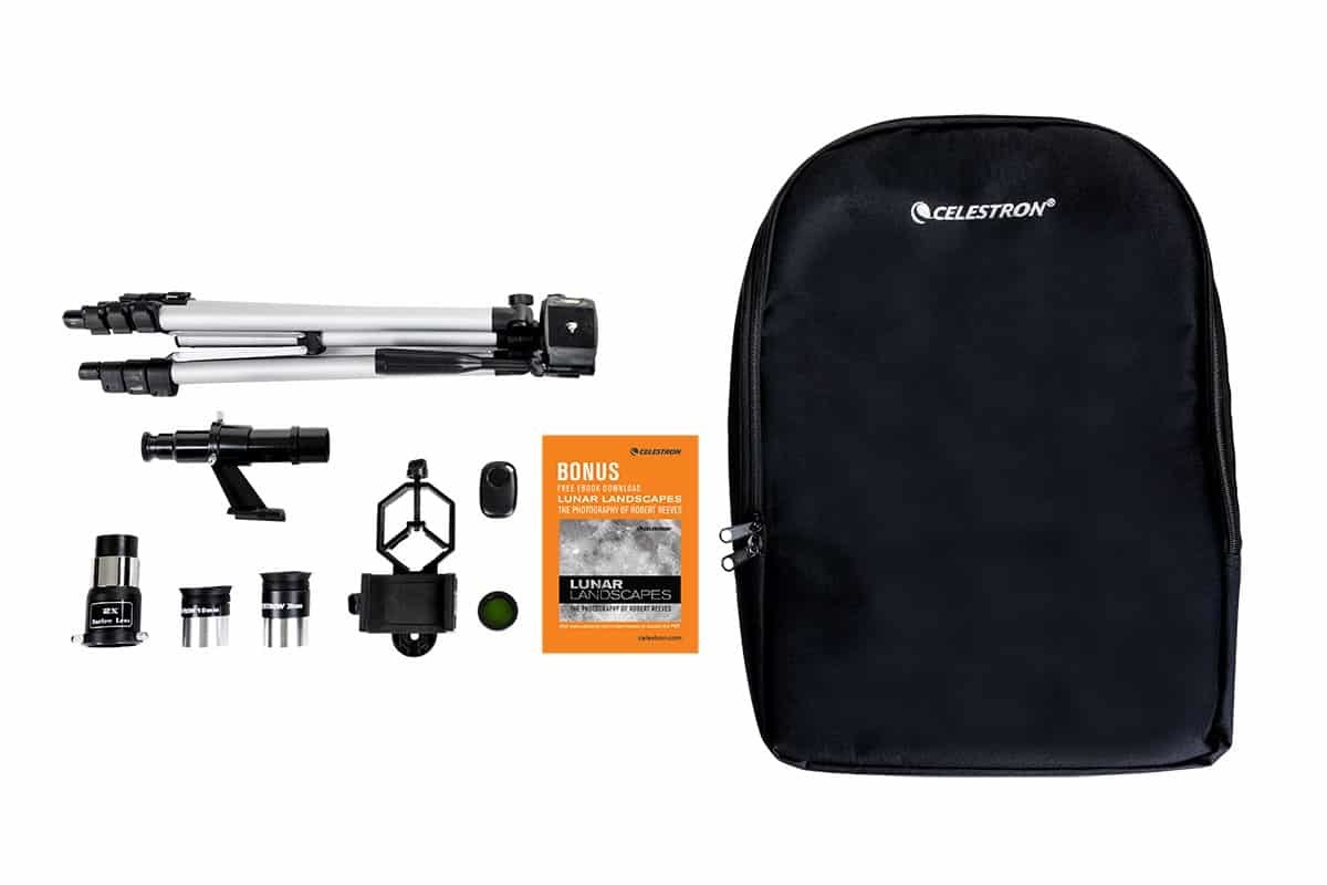 Teleskop CELESTRON Travel Scope 70 DX (promjer leće 7 cm, refraktor, omjer fokusa 5.7, promjer okulara 3.18 cm, aluminijski stativ)-6