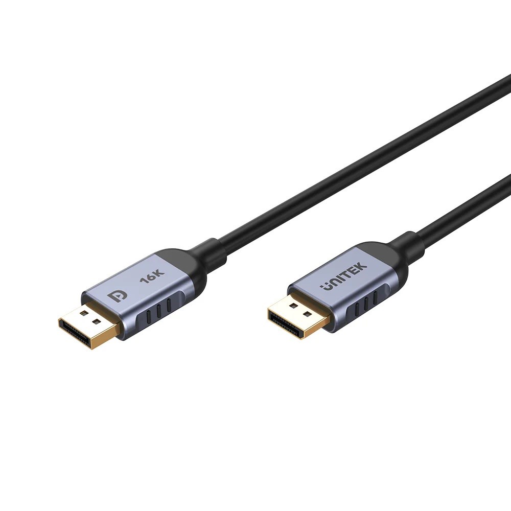 Kabel DisplayPort UNITEK C1626GY01-1M (2.1 verzija, crna)-0