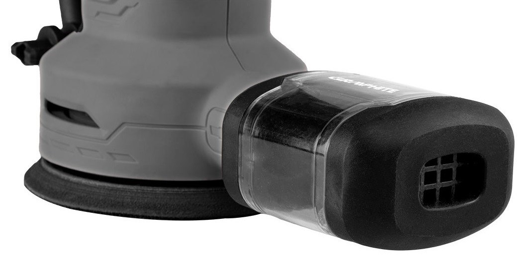 Ekscentrična brusilica GRAPHITE 450W s koferom (disk 125/150mm)-2