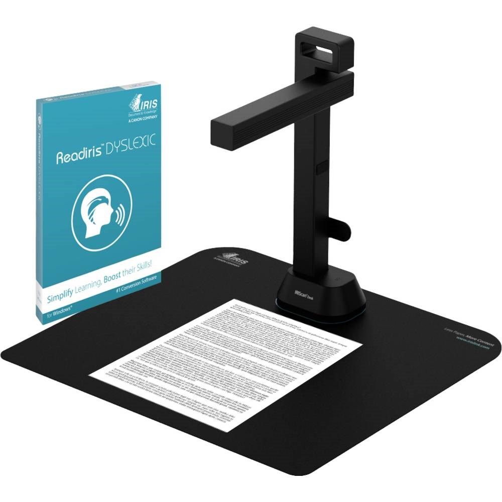 Skenirka Dokumenata A3 IRIS IRISCAN DESK 6 PRO DYSLEXIC (300 DPI, Crna)