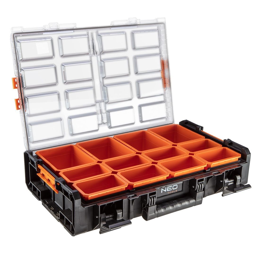 Modularni organizator NEO TOOLS 84-268 (12 odvojivih spremnika, vodonepropusan, polipropilen)-0