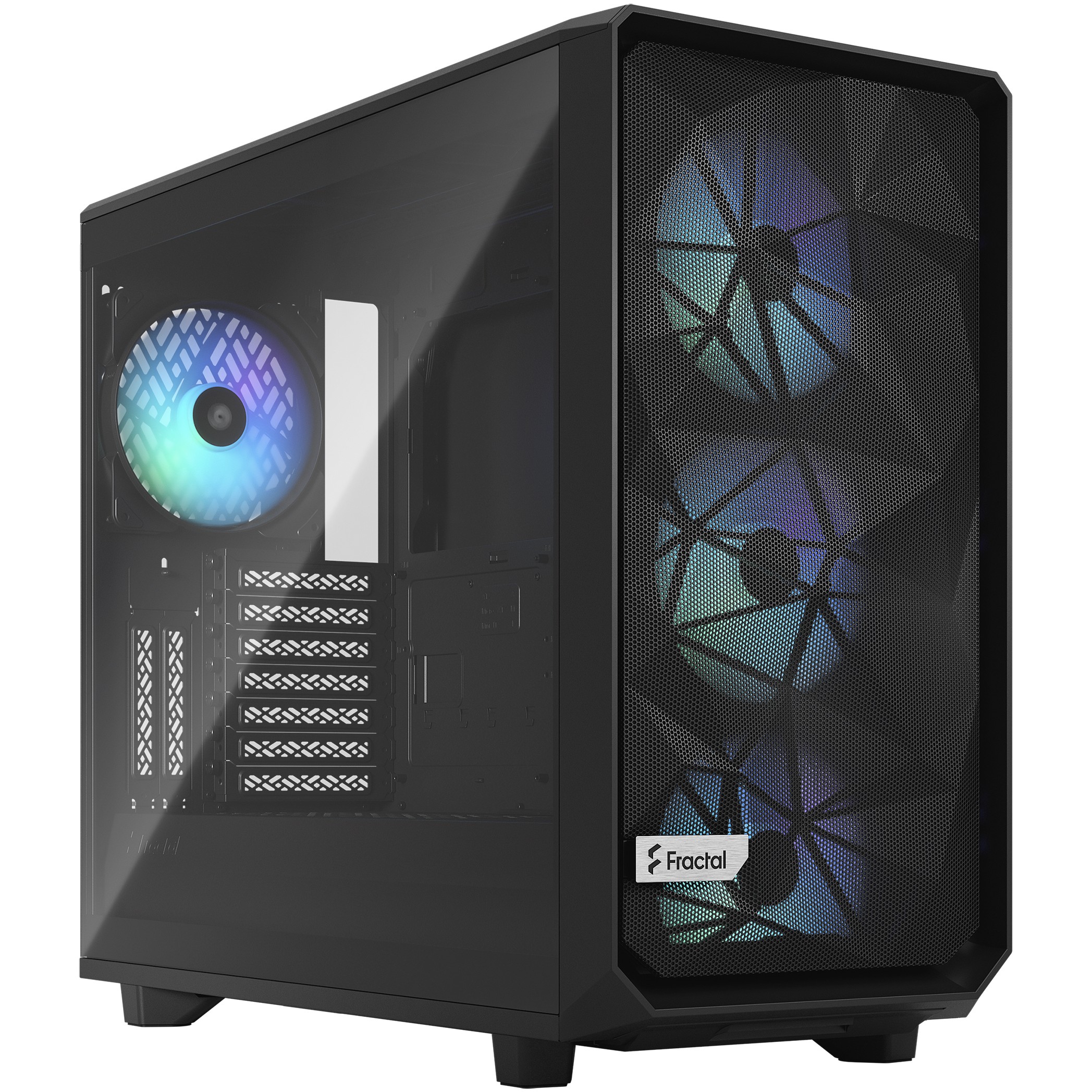 Računalno kućište FRACTAL DESIGN Meshify 2 RGB Black (crna boja, RGB osvjetljenje)
