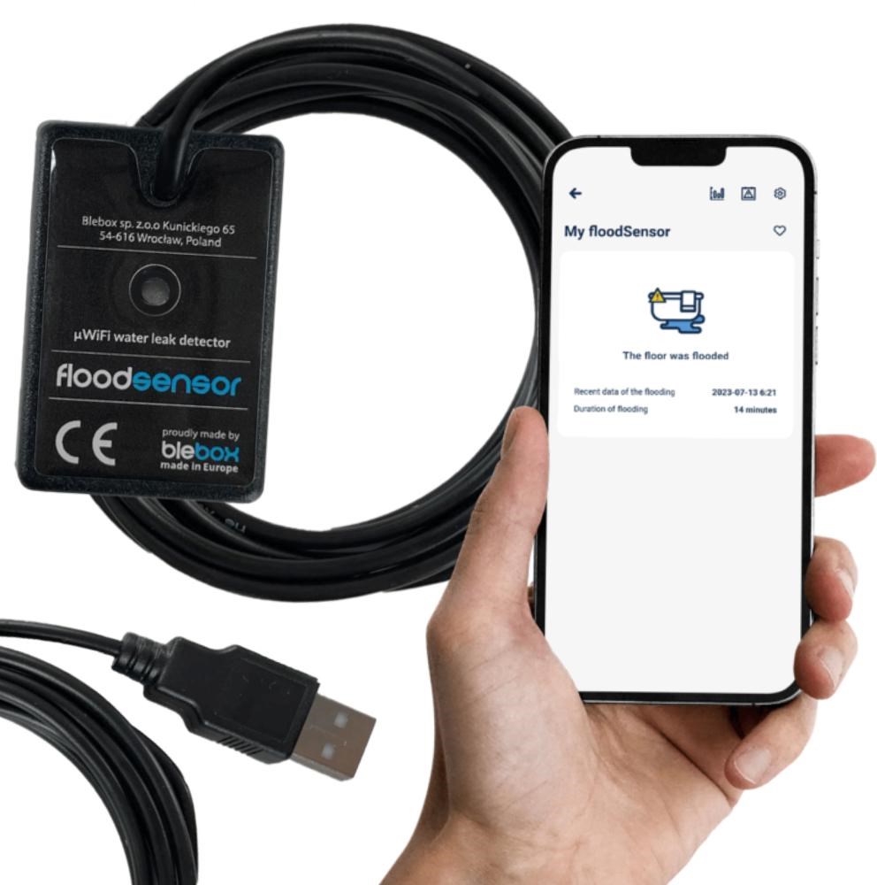 WiFi senzor za poplavu BLEBOX floodSensor (1x binarni)-0