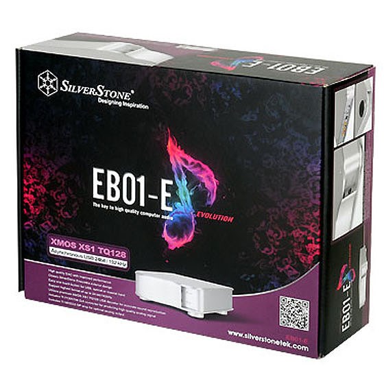 Pojačalo za slušalice s DAC-om SILVERSTONE EB01-E (USB, 192kHz/24-bit, Silver)-3