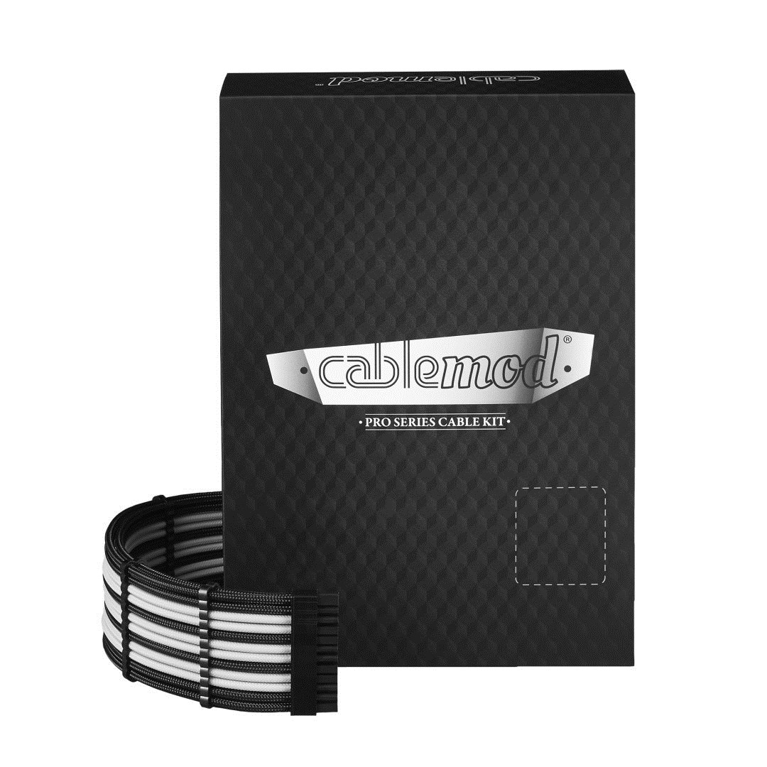 Komplet kabela CABLEMOD C-Series PRO ModMesh za RMi/RMx/RM (Crna oznaka, crno/bijelo)-5