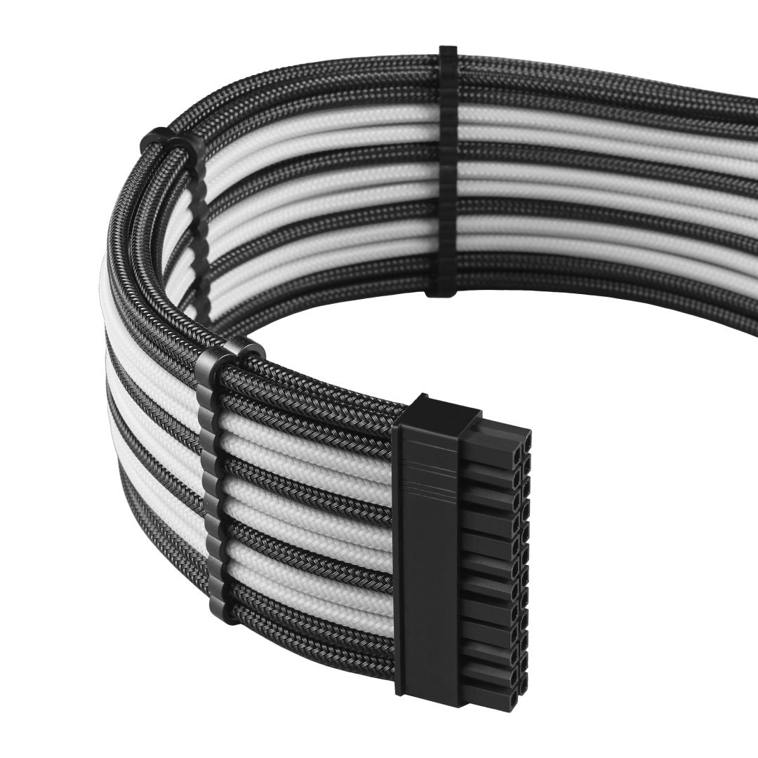 Komplet kabela CABLEMOD C-Series PRO ModMesh za RMi/RMx/RM (Crna oznaka, crno/bijelo)-2