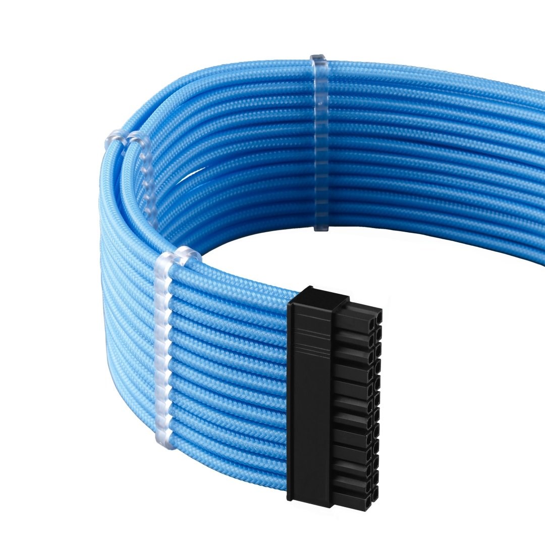 Komplet kabela, CABLEMOD, C-Series PRO ModMesh za Corsair AXi/HXi/RM (Svijetloplava, za žute oznake)-2