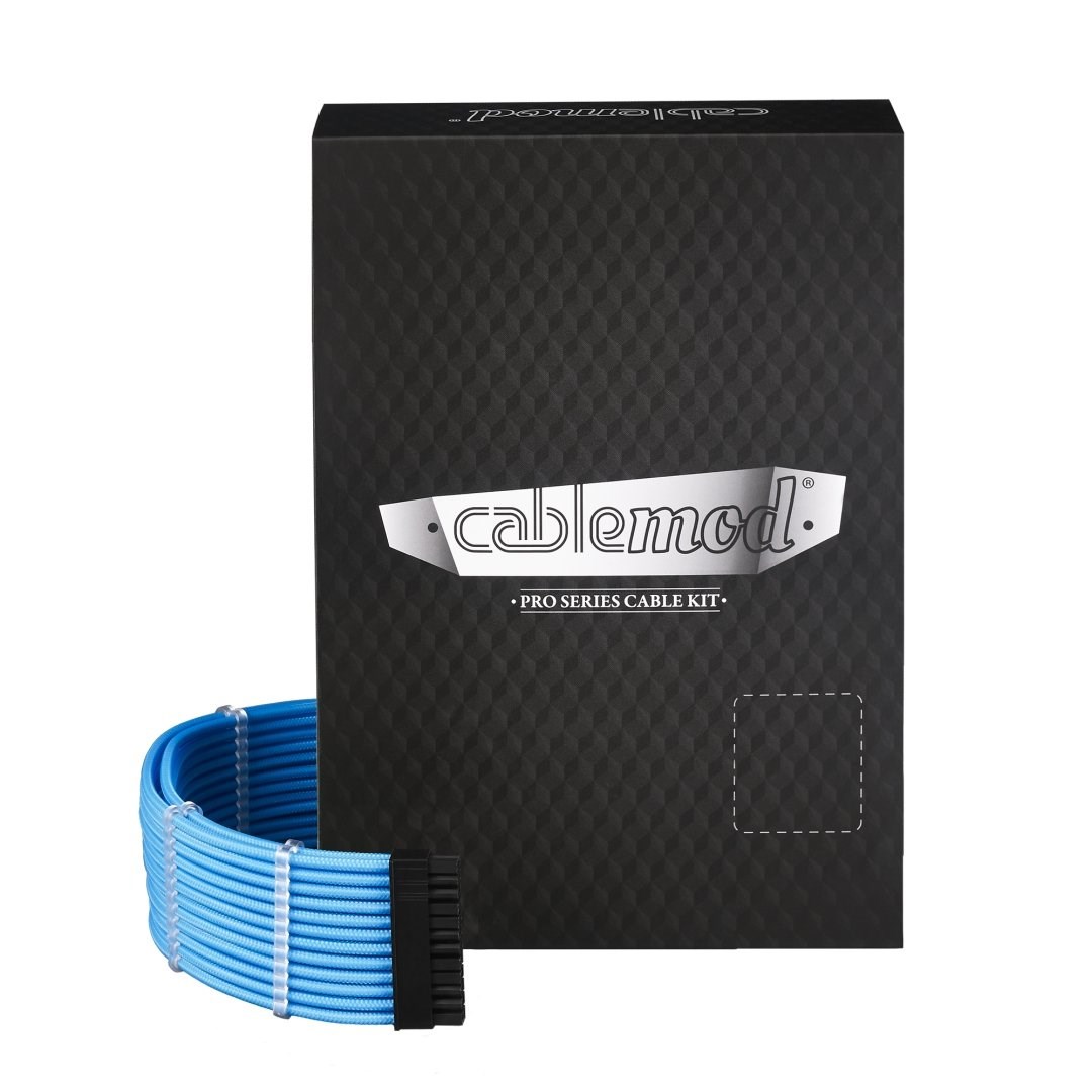 Komplet kabela, CABLEMOD, C-Series PRO ModMesh za Corsair AXi/HXi/RM (Svijetloplava, za žute oznake)-0