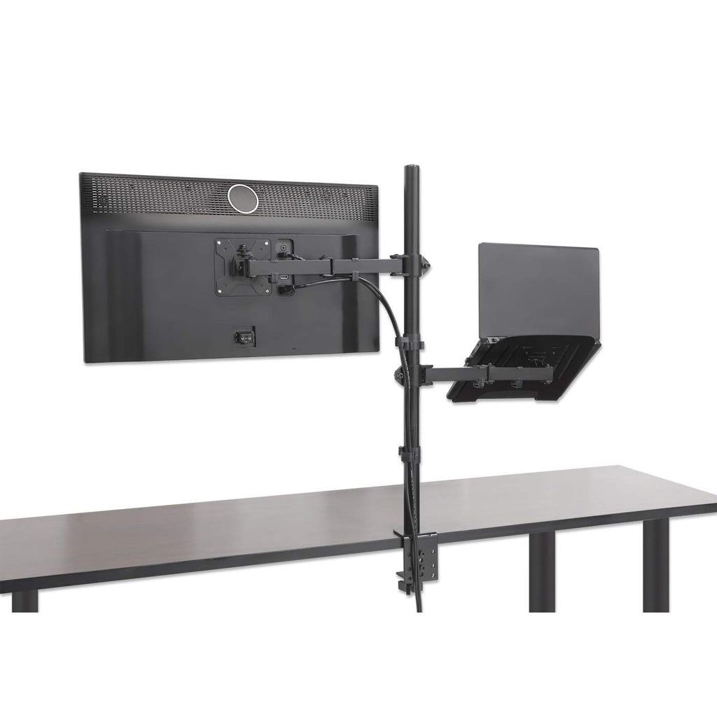 Držač za monitor MANHATTAN 13-32 inča (podesiv, crna boja)-7