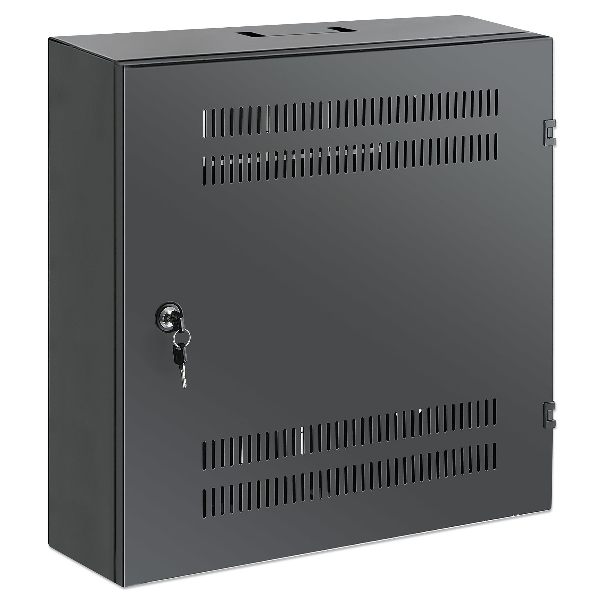 Ormarić za montažu na zid INTELLIENT 4U + 2U 19 Low Profile (Crna)-1
