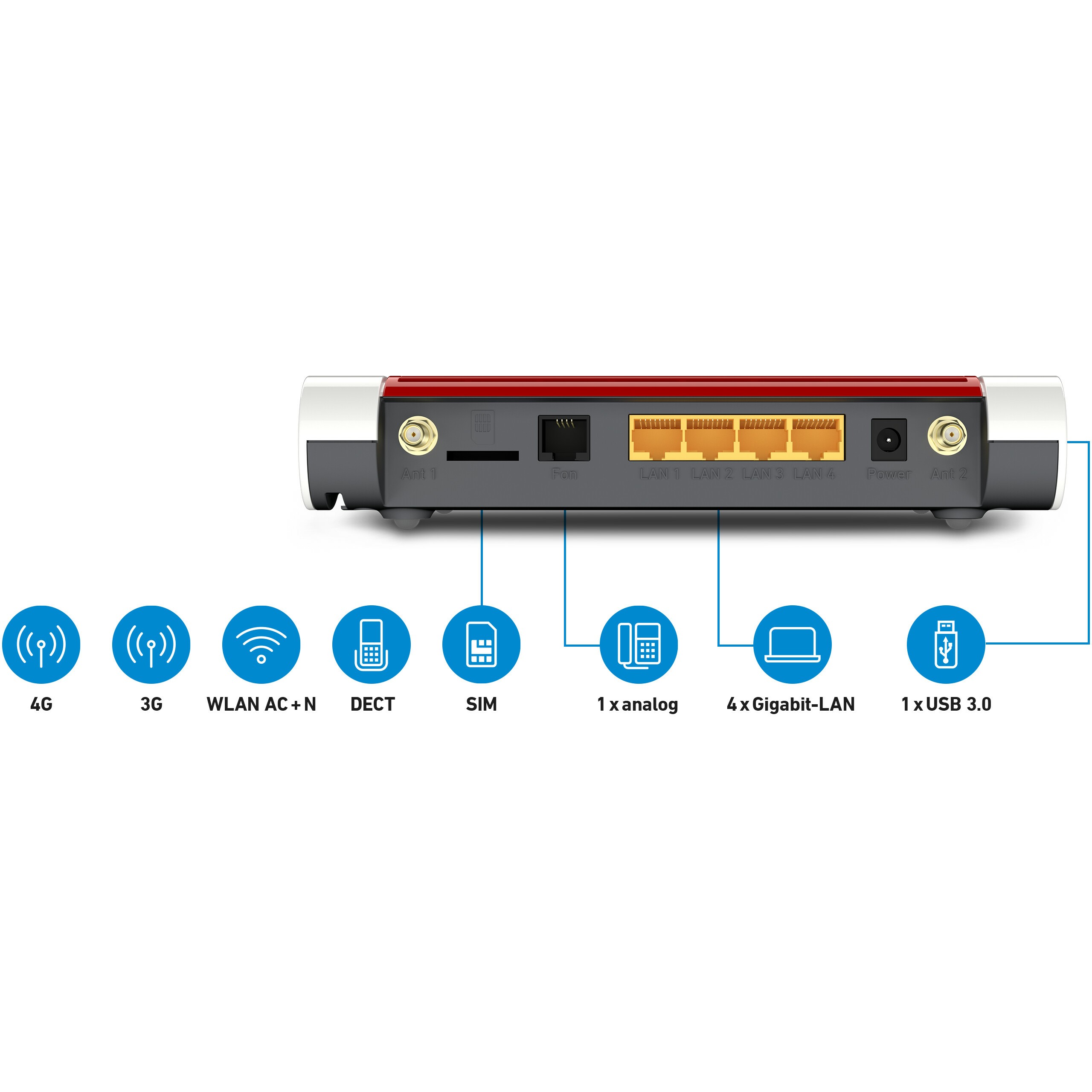 Bežični ruter AVM FRITZ!Box 6850 LTE-3