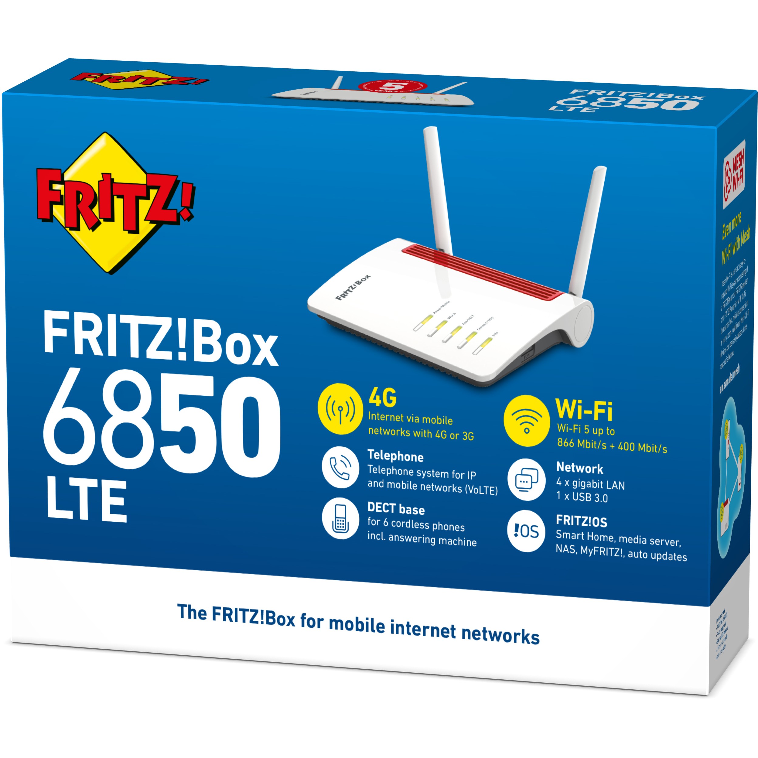Bežični ruter AVM FRITZ!Box 6850 LTE-5