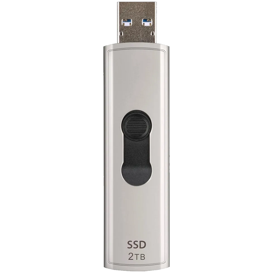 SSD TRANSCEND TS2TESD320A (2 TB, USB 3.2 Gen 2, 950 MB/s, 1050 MB/s, 3D NAND, siva)-1