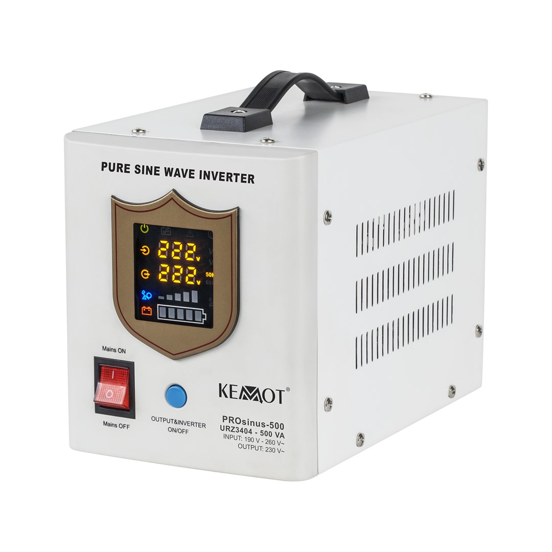 UPS pretvarač KEMOT PROsinus-500 (500VA/300W)